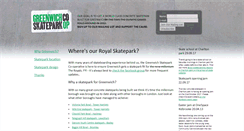 Desktop Screenshot of greenwichskatepark.org